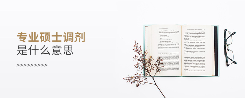 專業(yè)碩士調(diào)劑是什么意思