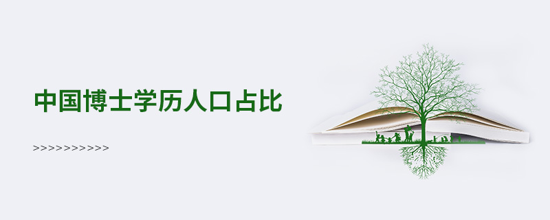 中國博士學(xué)歷人口占比