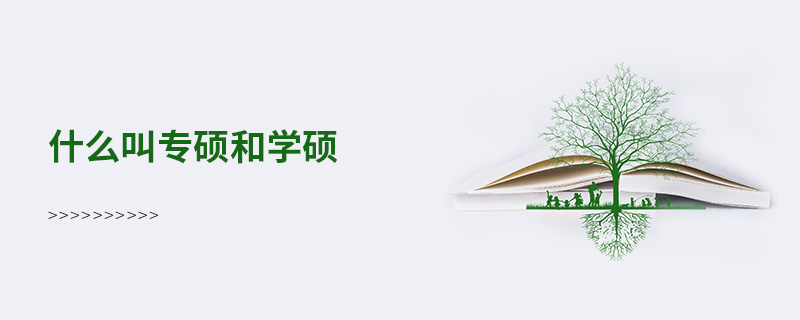 什么叫專碩和學(xué)碩