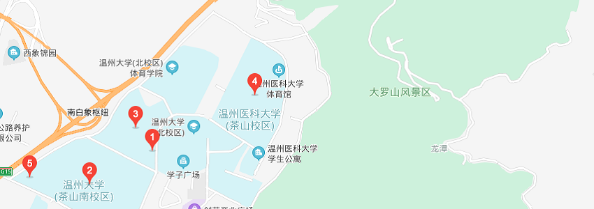 溫州醫科大學學校地圖